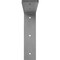Ekena Millwork Hamilton Steel Bracket, Hammered Gray 2"W x 8"D x 8"H BKTM02X08X08HAHGY - alternate 8